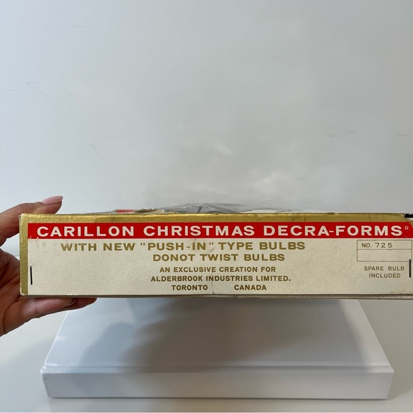 Vintage Carillon Lighted Christmas Decoration Works - Picture 5 of 9